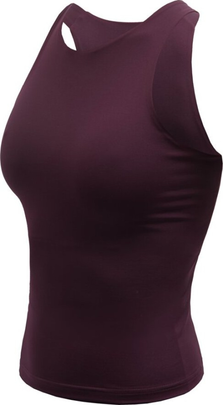 Dámský funkční crop top SENSOR Infinity Eco červený Barva: červená, Velikost: S