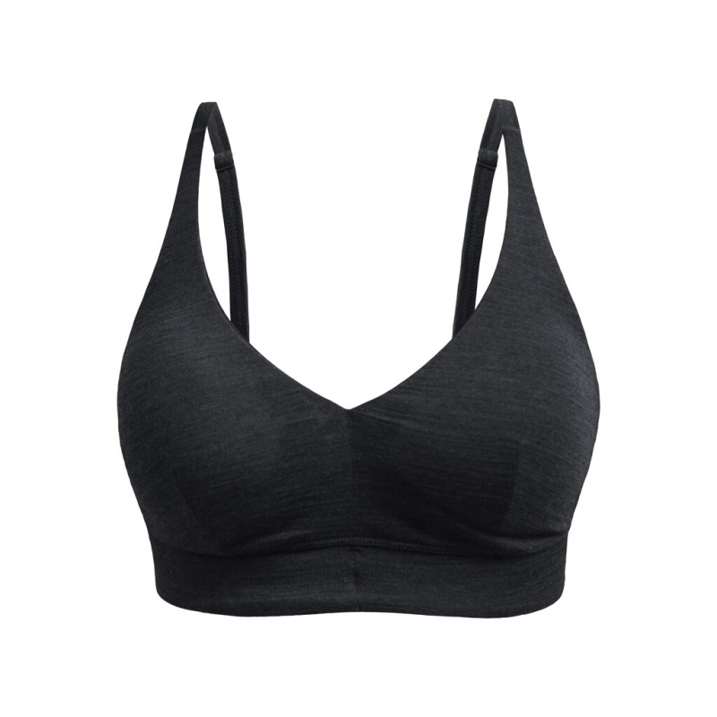 SENSOR MERINO CORDURA dámská podprsenka s vycpávkami černá Velikost: S