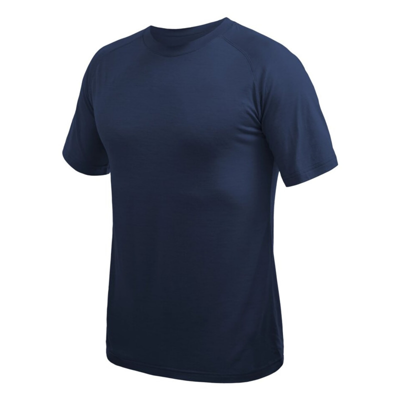SENSOR MERINO ACTIVE NO LOGO pánské triko kr.rukáv raglan deep blue Velikost: XXL