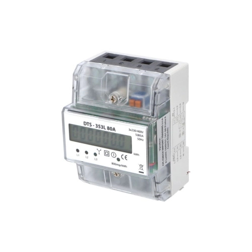 Elektroměr podružný Eleman DTS 353-L 80A