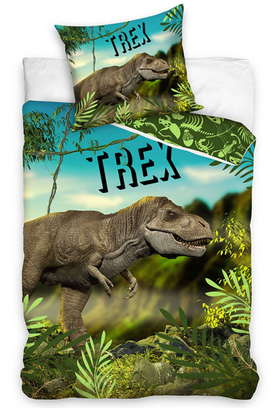 TipTrade s.r.o. Dětské povlečení T-Rex v pralese