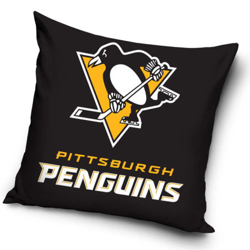 TipTrade s.r.o. Polštářek NHL Pittsburgh Penguins Black