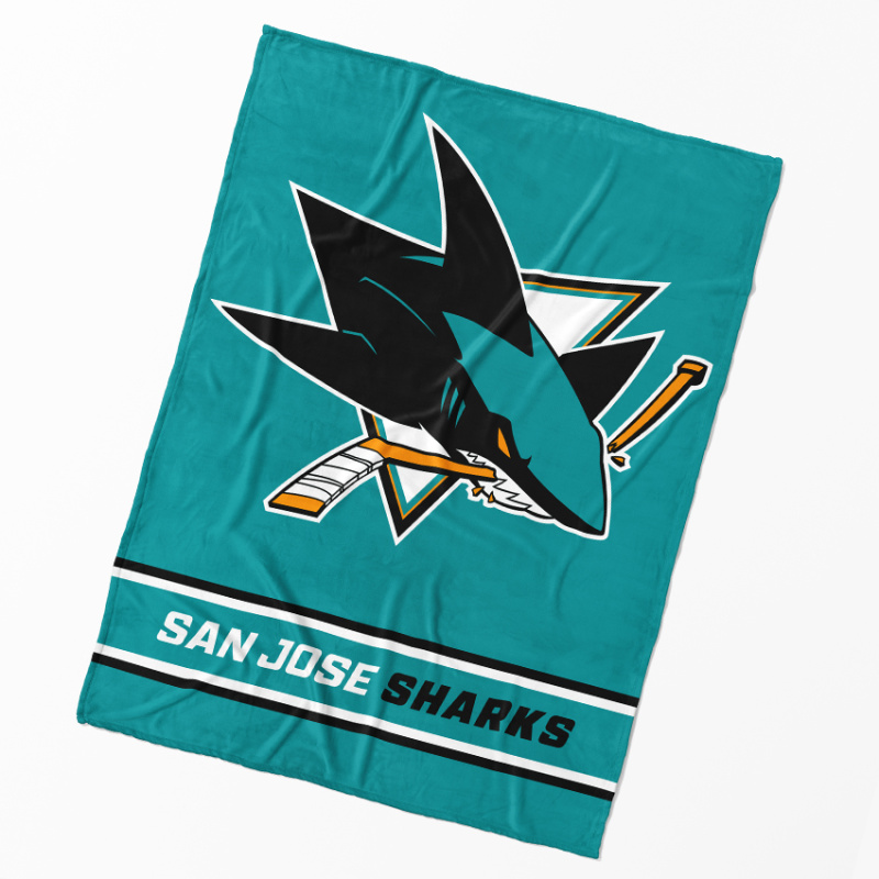 TipTrade s.r.o. Deka NHL San Jose Sharks Essential 150x200 cm