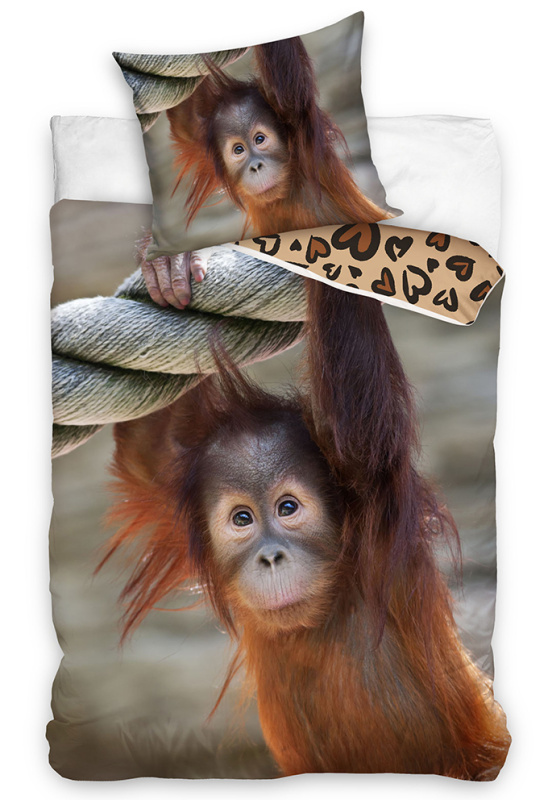 TipTrade s.r.o. Bavlněné povlečení Opice Orangutan