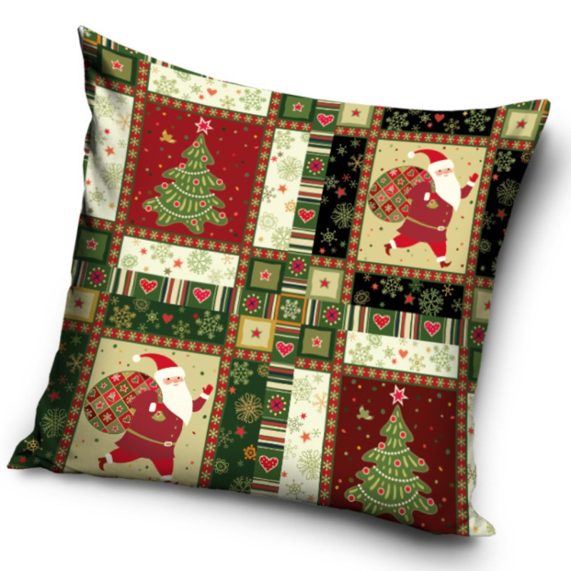 TipTrade s.r.o. Povlak na polštářek Vánoční Patchwork
