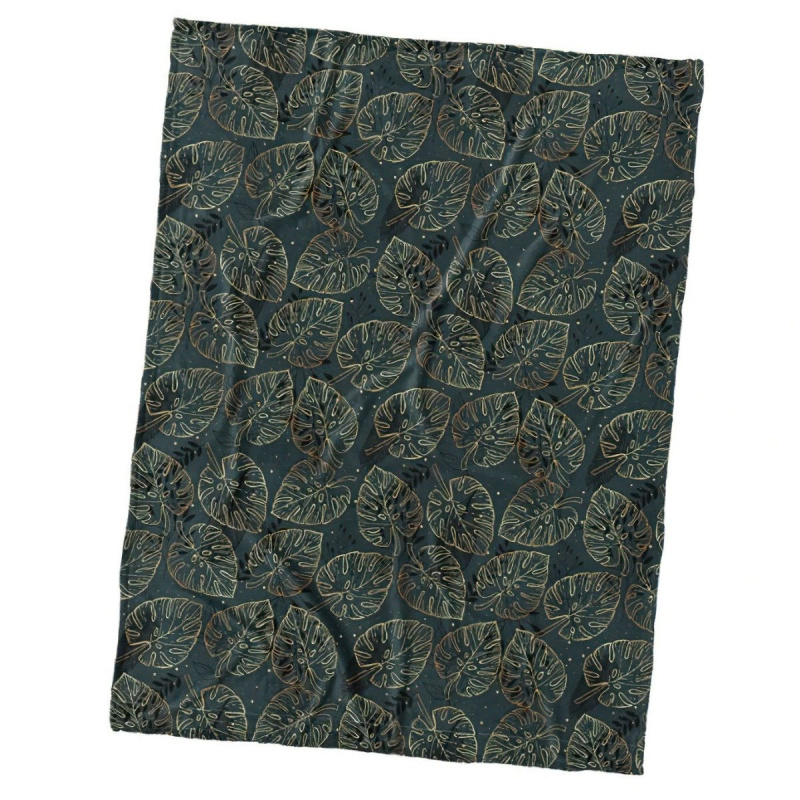 TipTrade s.r.o. Mikroplyšová deka Listy v barvách Podzimu 150x200 cm