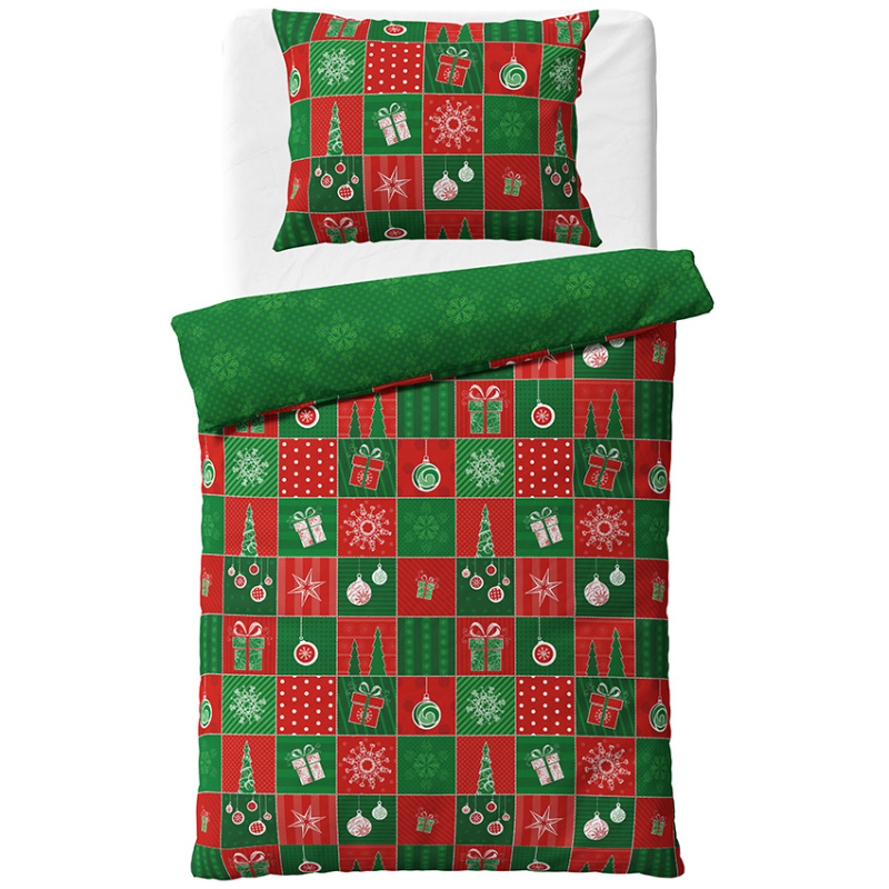 TipTrade s.r.o. Bavlněné povlečení Vánoční Patchwork