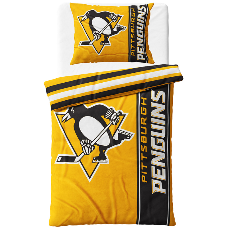 TipTrade s.r.o. Mikroplyšové povlečení NHL Pittsburgh Penguins Belt