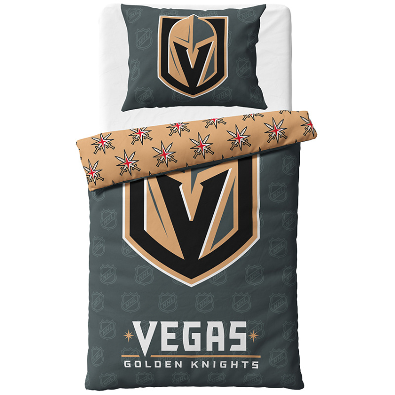 TipTrade s.r.o. Hokejové povlečení NHL Vegas Golden Knights Shields Varianta: Velikost: 140x200 + 70x90 cm
