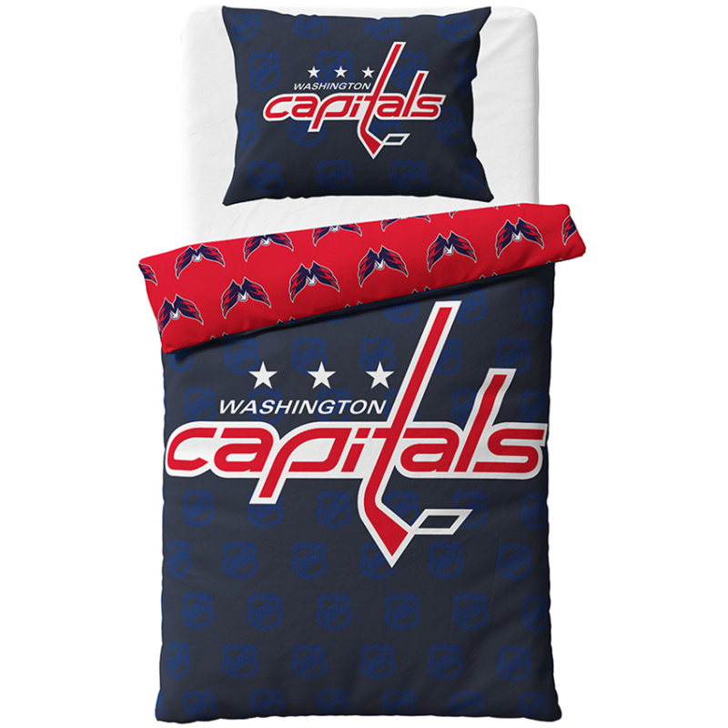 TipTrade s.r.o. Hokejové povlečení NHL Washington Capitals Shields Varianta: Velikost: 140x200 + 70x90 cm