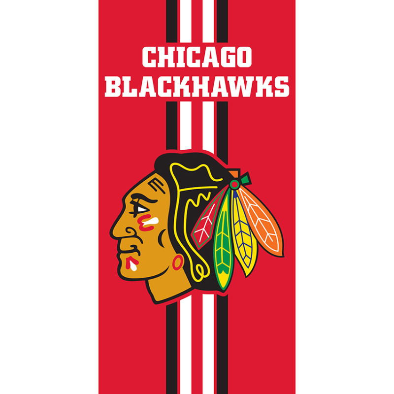 TipTrade s.r.o. Froté osuška NHL Chicago Blackhawks Prestige 70x140 cm