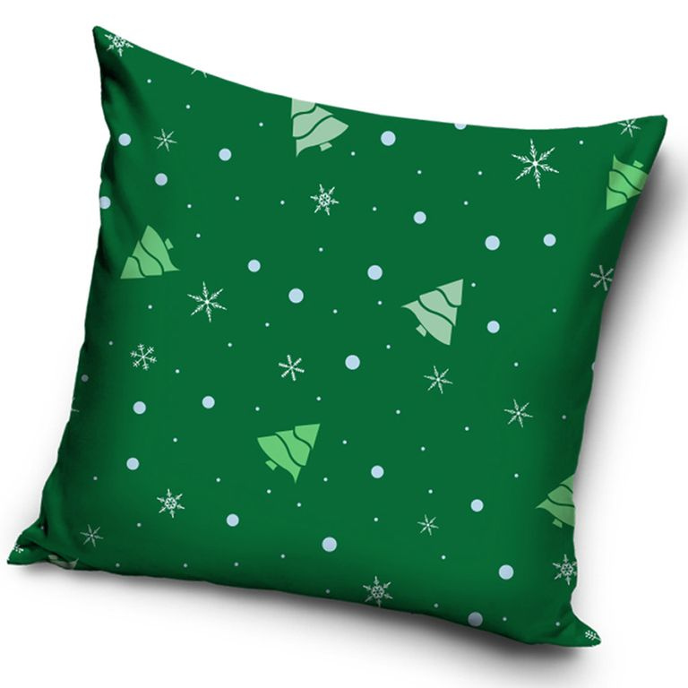 Vánoční polštářek - Zelené Vánoce