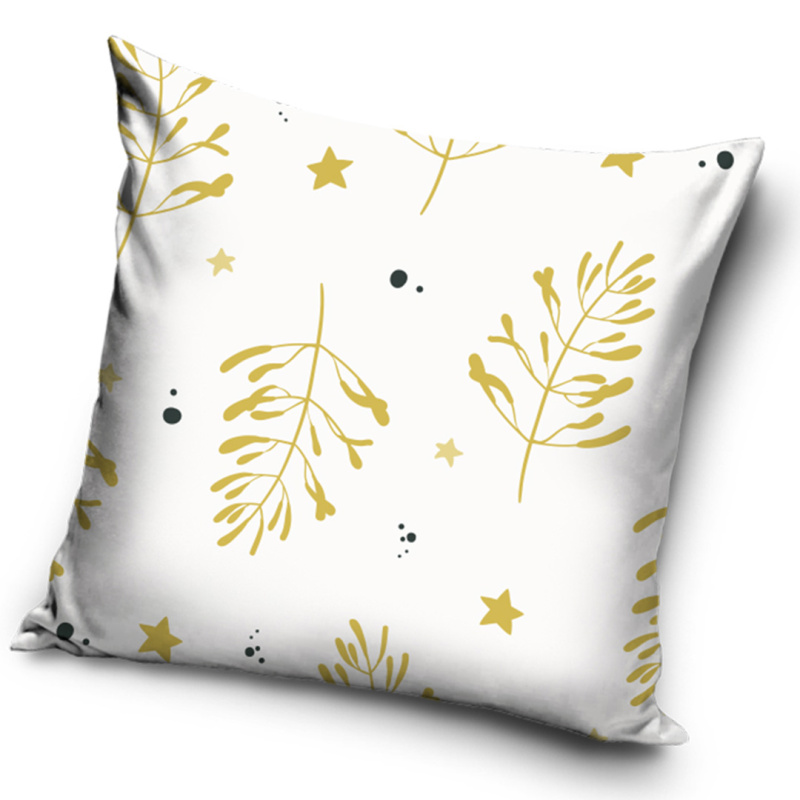 TipTrade s.r.o. Vánoční povlak na polštářek Bílé Kouzlo Jmelí