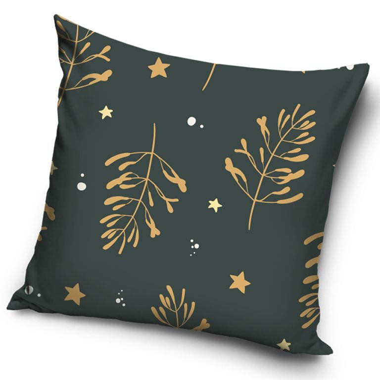 Vánoční polštářek - Šedé Kouzlo Jmelí