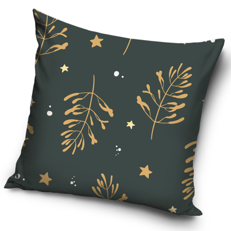 Vánoční polštářek - Šedé Kouzlo Jmelí