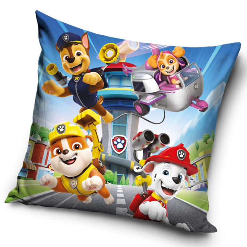 Carbotex Velurový polštář Tlapková Patrola Létající Jednotka