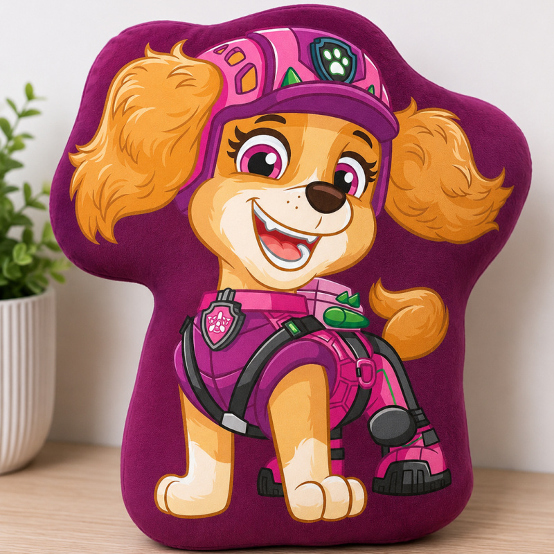 Carbotex Tvarovaný polštář Tlapková Patrola Skye