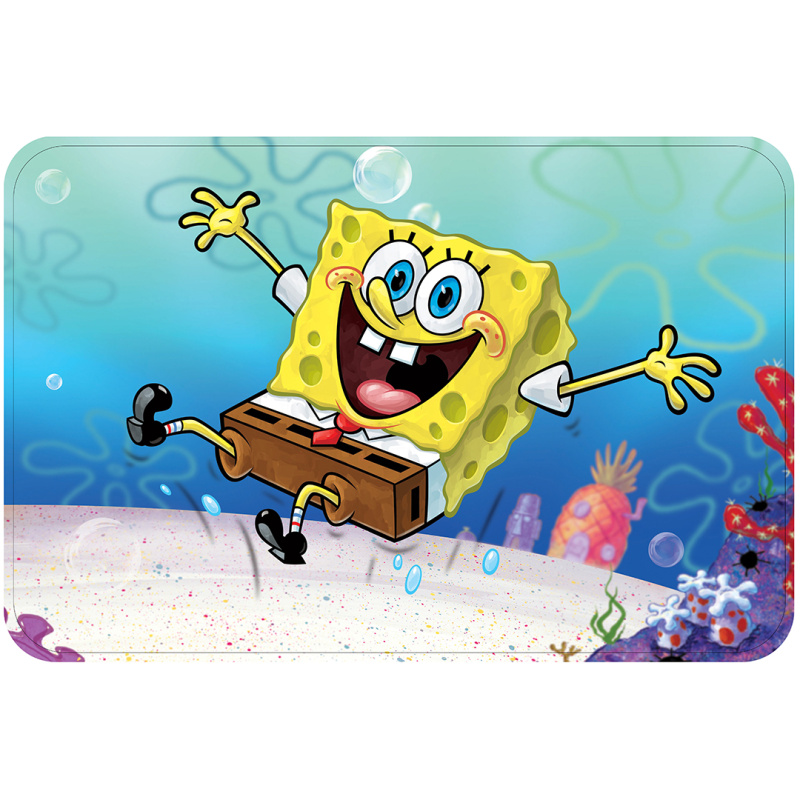 Carbotex Dětská koupelnová předložka Veselý Sponge Bob