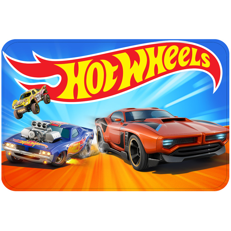 Carbotex Dětská koupelnová předložka Hot Wheels Závod Začíná