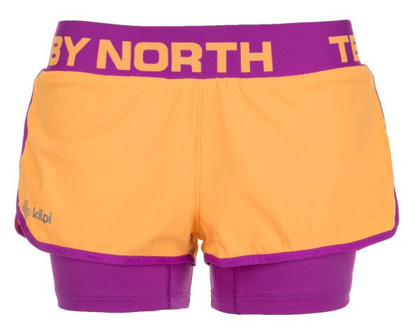 Dámské funkční kraťasy KILPI Irazu-w oranžová Velikost: 40