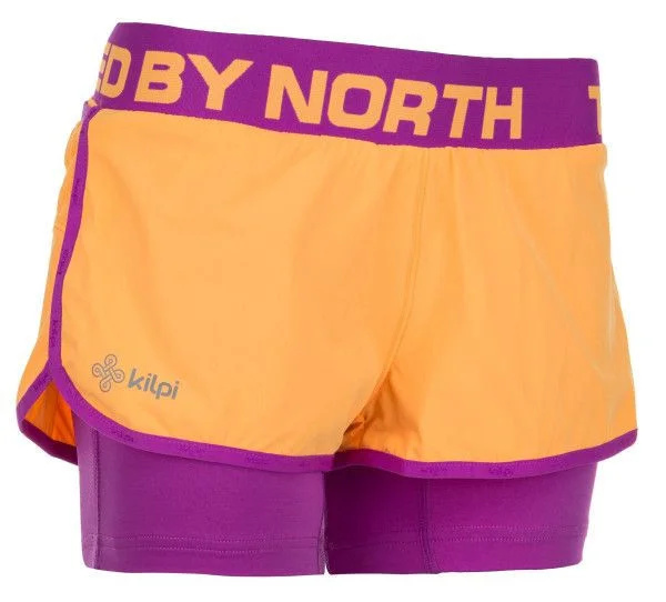 Dámské funkční kraťasy KILPI Irazu-w oranžová Velikost: 42