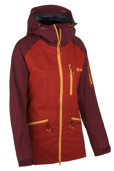 Dámská outdoorová bunda KILPI Nalau-w červená Velikost: 34