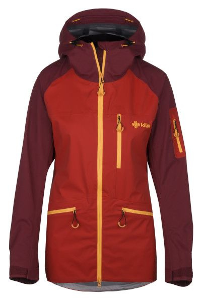Dámská outdoorová bunda KILPI Nalau-w červená Velikost: 34