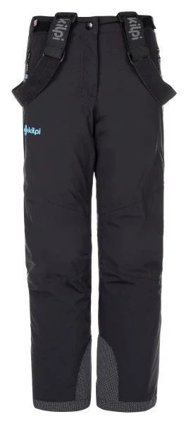 Dětské lyžařské kalhoty KILPI Team pants-j černá Velikost: 122