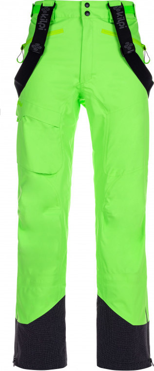 Pánské lyžařské kalhoty KILPI Lazzaro-m zelená Velikost: XL Short