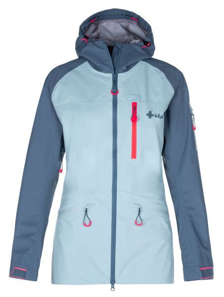 Dámská outdoorová bunda KILPI Nalau-w modrá Velikost: 34