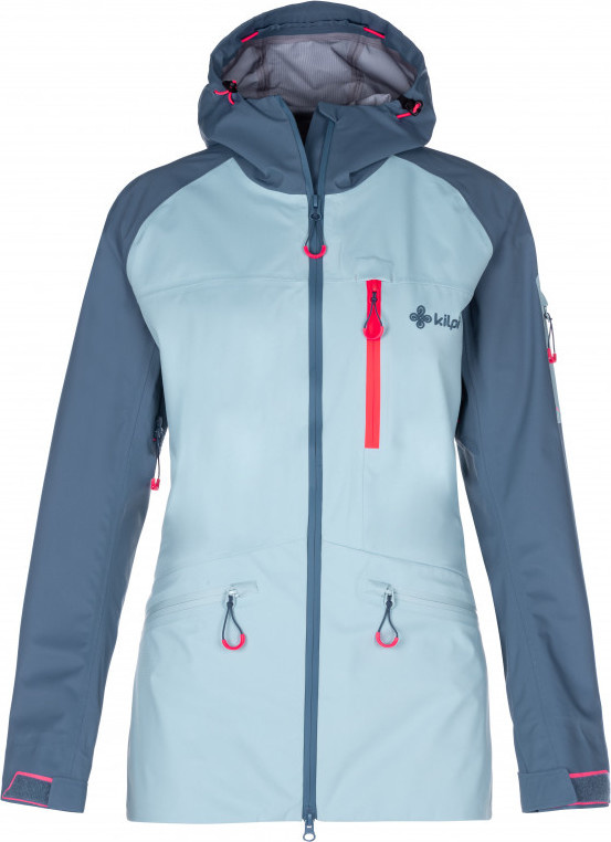 Dámská outdoorová bunda KILPI Nalau-w modrá Velikost: 34