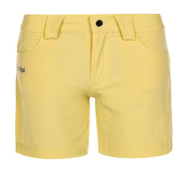 Dámské outdoorové kraťasy KILPI Sunny-w žlutá Velikost: 42