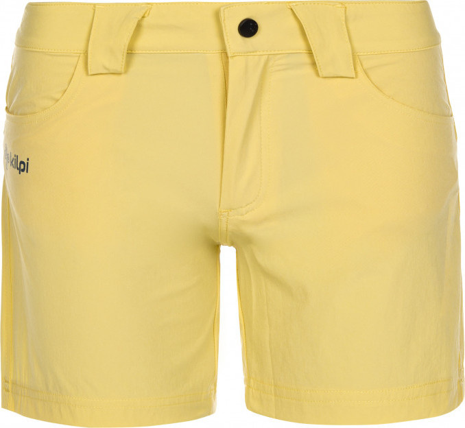 Dámské outdoorové kraťasy KILPI Sunny-w žlutá Velikost: 42