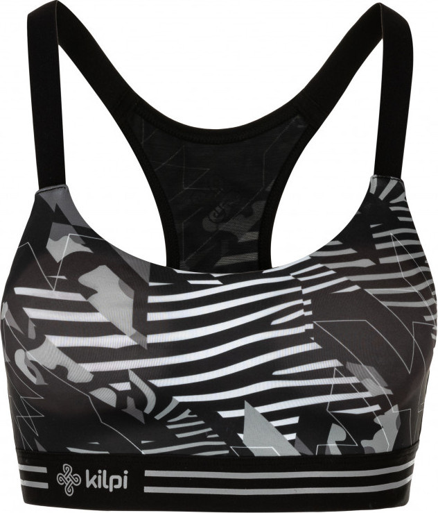 Dámská sportovní podprsenka KILPI Rinta-w tmavě šedá Velikost: 34