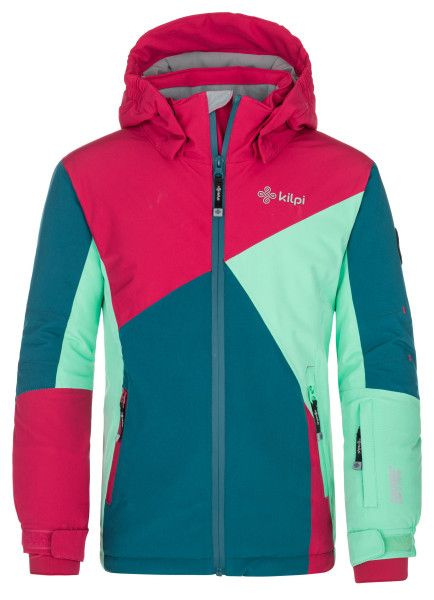 Dívčí lyžařská bunda KILPI Saara-jg tyrkysová Velikost: 86