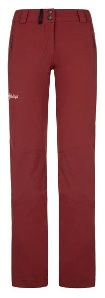 Dámské outdoorové kalhoty KILPI Lago-w tmavě červená Velikost: 34