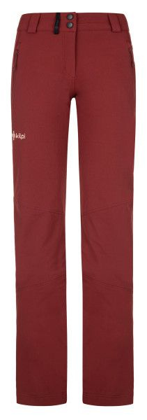 Dámské outdoorové kalhoty KILPI Lago-w tmavě červená Velikost: 36
