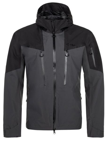 Pánská outdoorová bunda KILPI Lexay-m tmavě šedá Velikost: XS