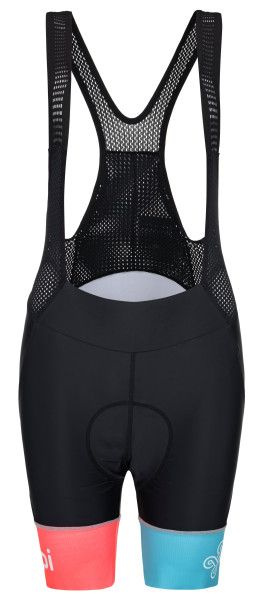 Dámské cyklo kraťasy s kšandami KILPI Muria-w černá Velikost: 34