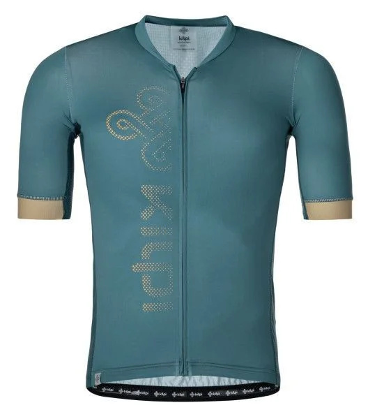 Pánský cyklo dres KILPI Brian-m tyrkysová Velikost: XS