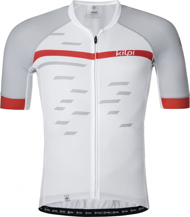 Pánský cyklo dres KILPI Veneto-m bílá Velikost: XS