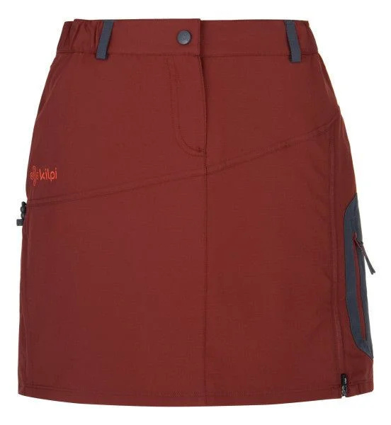 Dámská outdoorová sukně KILPI Ana-w tmavě červená Velikost: 36