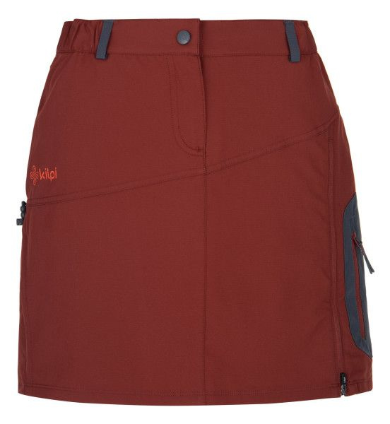 Dámská outdoorová sukně KILPI Ana-w tmavě červená Velikost: 36