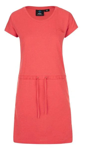 Dámské šaty KILPI Raisha-w korálová Velikost: 34