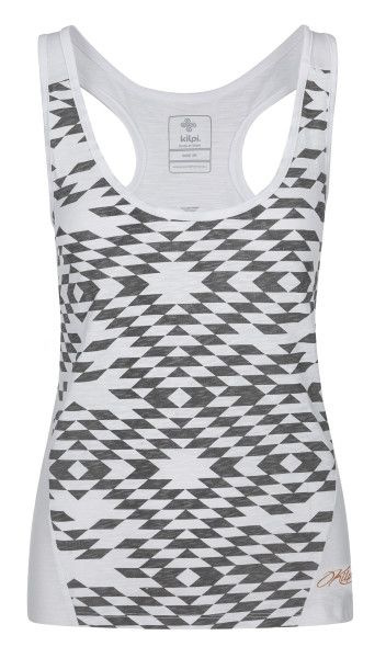 Dámské tílko KILPI Nica-w bílá Velikost: 40