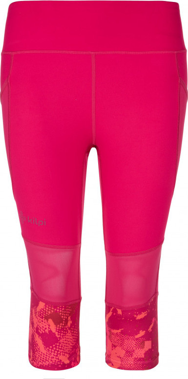 Dámské 3/4 sportovní legíny KILPI Solas-w růžová Velikost: 36