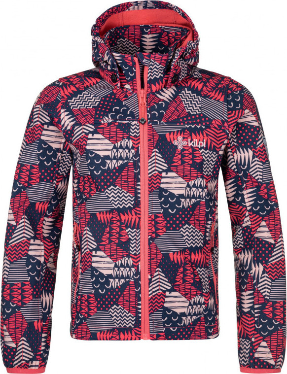 Dívčí softshellová bunda KILPI Ravia-j růžová Velikost: 152