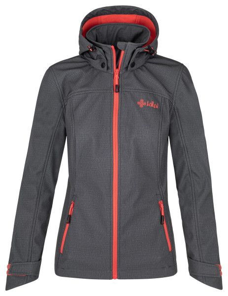 Dámská softshellová bunda KILPI Ravia-w šedá Velikost: 34