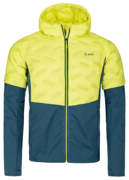 Pánská hybridní outdoorová bunda KILPI Verons-m světle zelená Velikost: 3XL