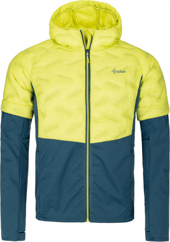 Pánská hybridní outdoorová bunda KILPI Verons-m světle zelená Velikost: 3XL